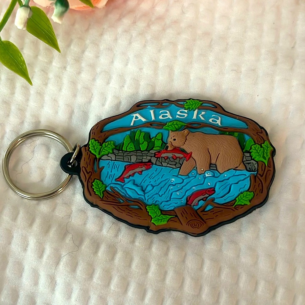 Alaska Bear Keychain